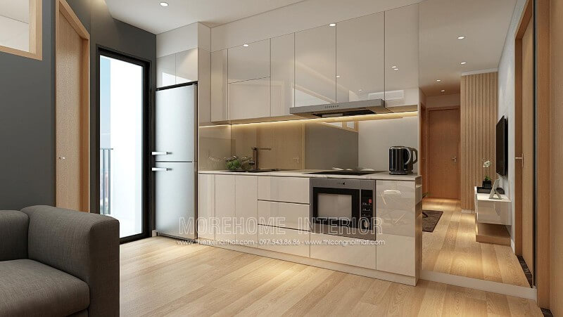 Gợi ý mẫu thiết kế tủ bếp hiện đại, đơn giản cho căn hộ diện tích nhỏ như nhà phố, chung cư... Tủ bếp đẹp