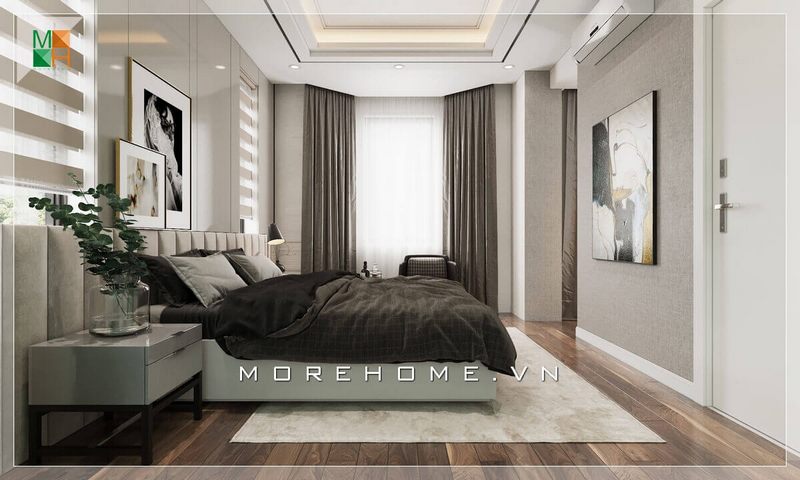 Gợi ý mẫu thiết kế nội thất nội thất phòng ngủ có cửa sổ lớn hiện đại cho chung cư, nhà phố, biệt thự.